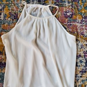 White dressy tank